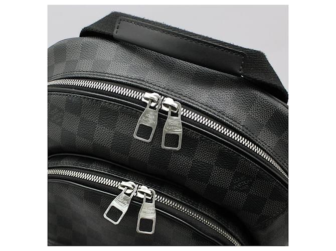 Louis Vuitton Zaino Michael Damier Graphite Marrone - vista 8