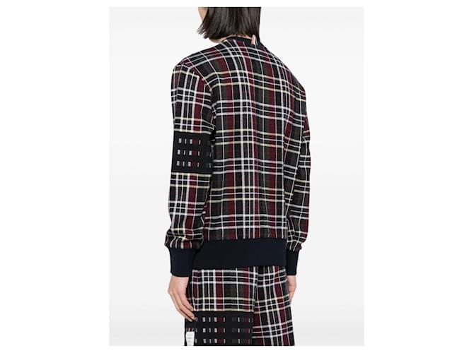 Thom Browne Jacquard-Sweatshirt mit Karomuster Final No-Margin Mehrfarben - Ansicht 6