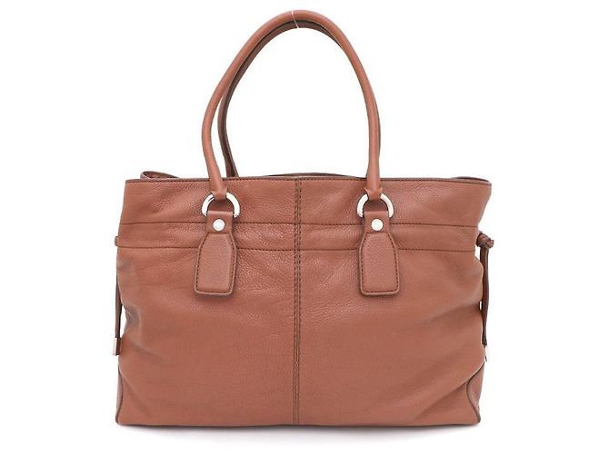 Tod's Brauner Leder-Tote-Bag - Ansicht 3