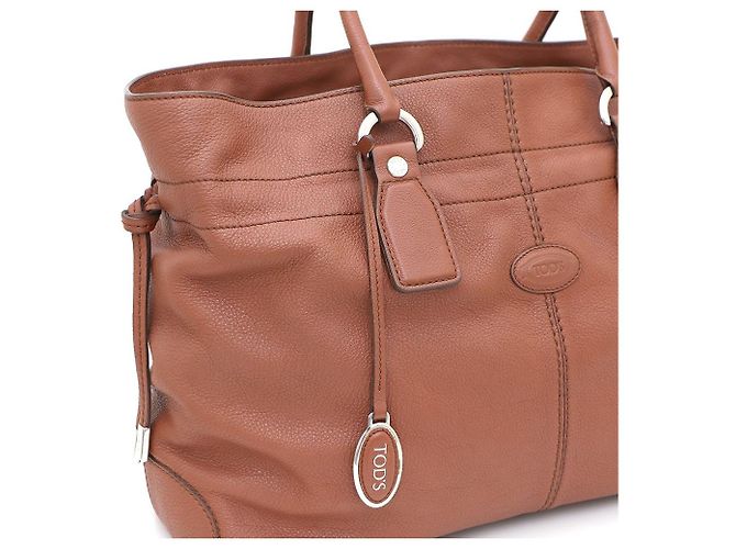 Tod's Brauner Leder-Tote-Bag - Ansicht 5