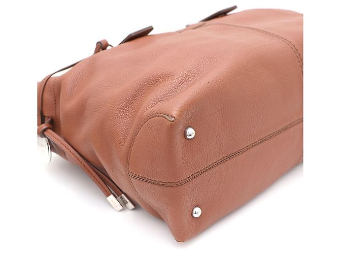 Tod's Brauner Leder-Tote-Bag - Ansicht 6
