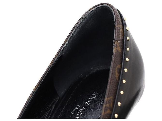 Louis Vuitton Scarpe Stiletto Monogramma Bicolore Nero - vista 8