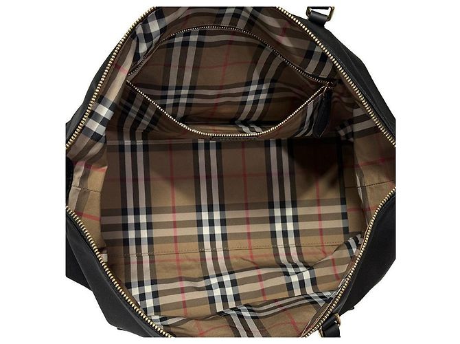 Burberry Nylon-Tote-Schultertasche Schwarz - Ansicht 10