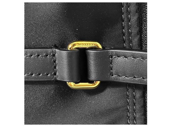 Burberry Nylon-Tote-Schultertasche Schwarz - Ansicht 14