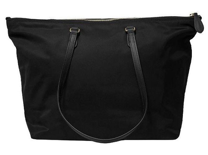 Burberry Nylon-Tote-Schultertasche Schwarz - Ansicht 8