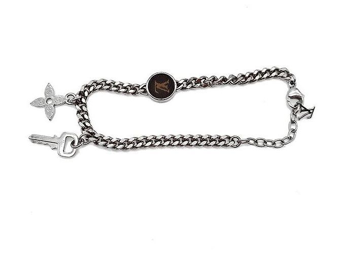 Louis Vuitton Bracciale a catena con lucchetto - vista 2