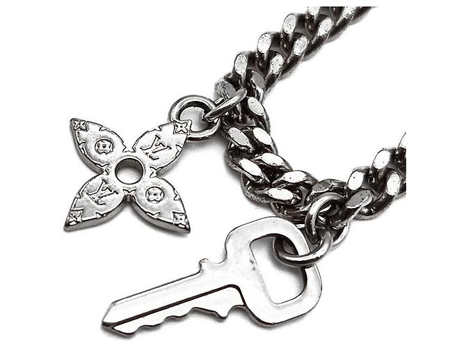 Louis Vuitton Bracciale a catena con lucchetto - vista 4