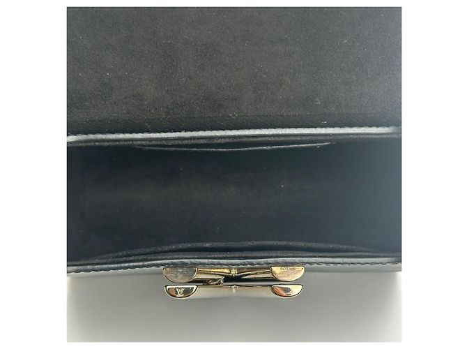 Louis Vuitton Borsa a tracolla Epi Twist PM Nero Argento - vista 6