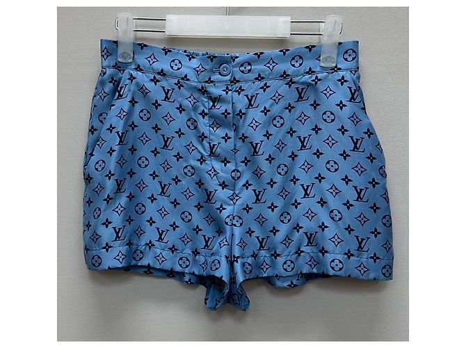 Louis Vuitton Short de pijama mini monograma Azul - vista 2
