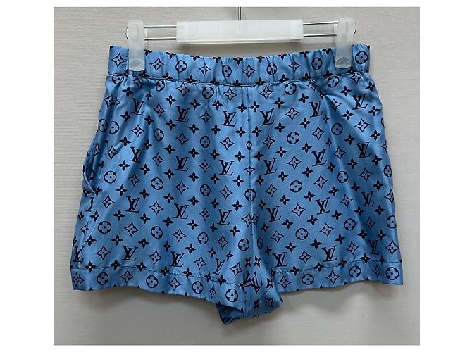 Louis Vuitton Short de pijama mini monograma Azul - vista 5