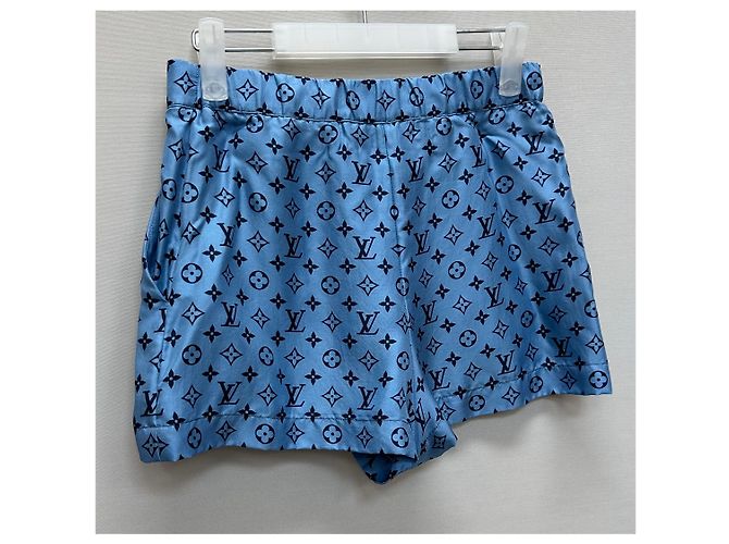 Louis Vuitton Short de pijama mini monograma Azul - vista 7