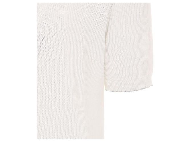 Brunello Cucinelli Kurzärmeliges T-Shirt aus Baumwollstrick - Ansicht 5