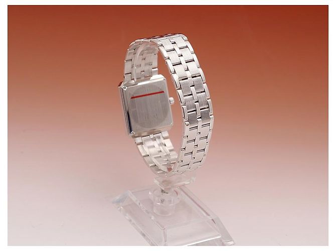 Piaget Damenarmbanduhr Protocol Vintage in Weißgold, Größe Medium, mit Full Pave Diamanten - Ansicht 8