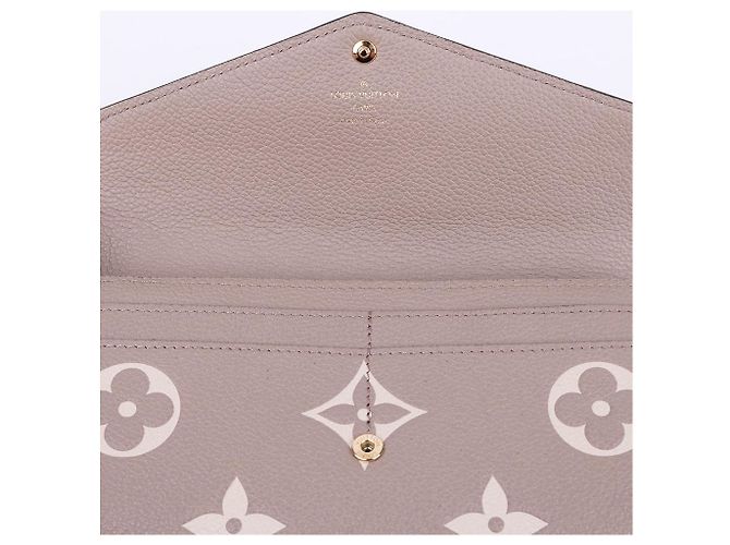Louis Vuitton Portafoglio Sarah con monogramma beige Marrone - vista 10