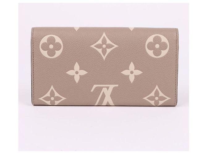 Louis Vuitton Portafoglio Sarah con monogramma beige Marrone - vista 6