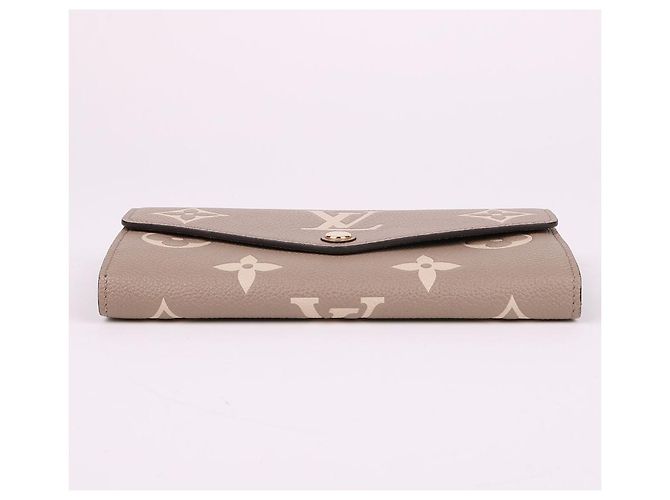 Louis Vuitton Portafoglio Sarah con monogramma beige Marrone - vista 7