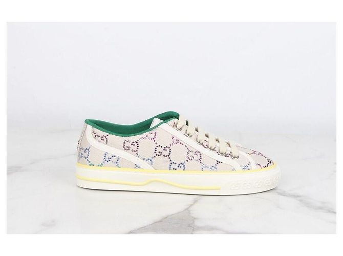 Gucci Sneakers Tennis Crystal Multicolore - vista 4