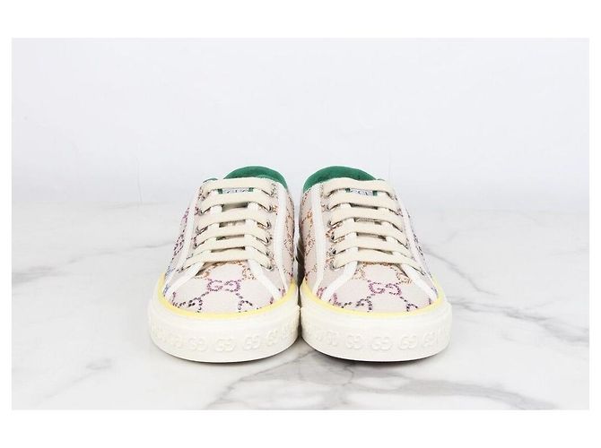Gucci Sneakers Tennis Crystal Multicolore - vista 5