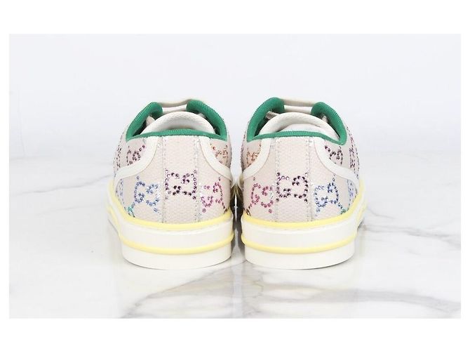 Gucci Sneakers Tennis Crystal Multicolore - vista 6