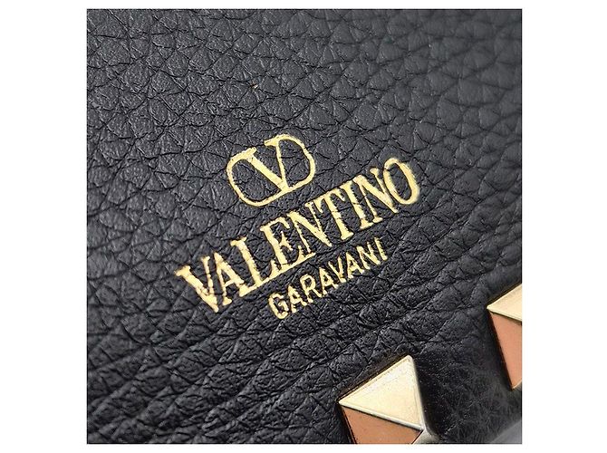 Valentino Borsa a tracolla piccola Rockstud Nero - vista 8