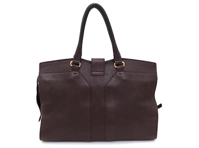 Saint Laurent Cabas Chyc Medium Tragetasche Braun - Ansicht 4