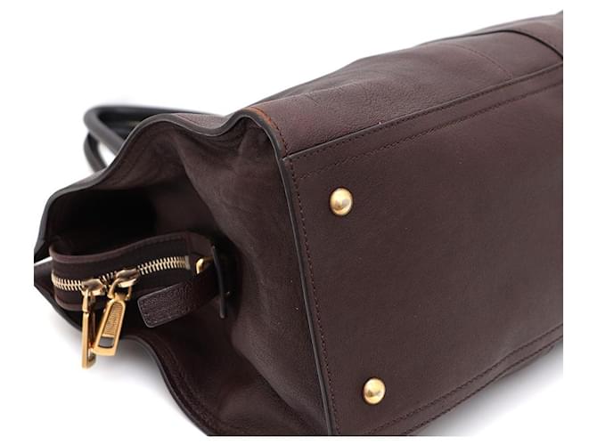 Saint Laurent Cabas Chyc Medium Tragetasche Braun - Ansicht 6