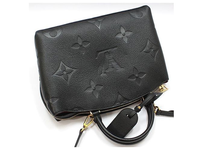 Louis Vuitton Borsa a tracolla Monogram Empreinte Petite Pallette Nero - vista 3