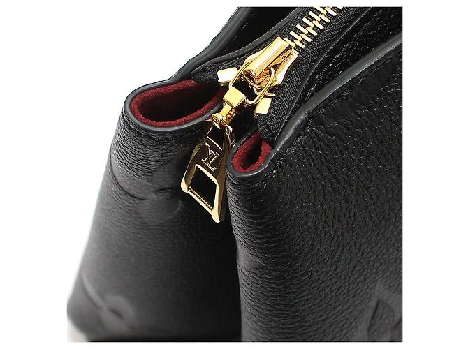 Louis Vuitton Borsa a tracolla Monogram Empreinte Petite Pallette Nero - vista 9