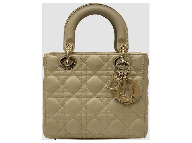 Dior Lady Small Beige Marrone - vista 2