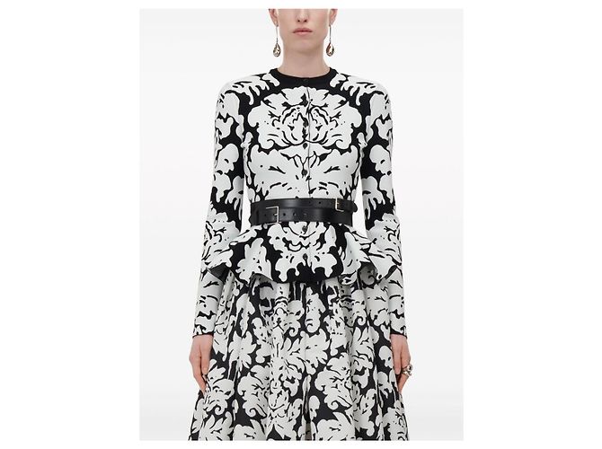 Alexander Mcqueen Saia midi plissada preta - Recondicionada Preto - vista 3