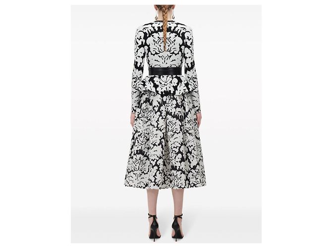 Alexander Mcqueen Saia midi plissada preta - Recondicionada Preto - vista 4