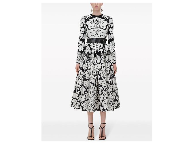Alexander Mcqueen Saia midi plissada preta - Recondicionada Preto - vista 5