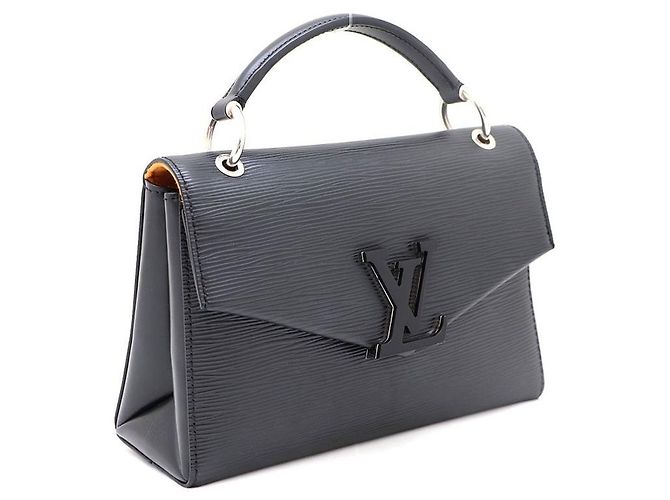 Louis Vuitton Bolso Tote y Crossbody Epi Pochette Grenelle Negro - vista 2