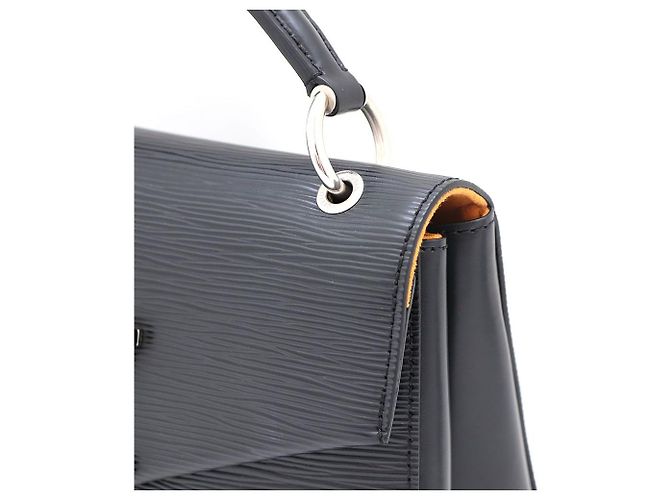 Louis Vuitton Bolso Tote y Crossbody Epi Pochette Grenelle Negro - vista 6