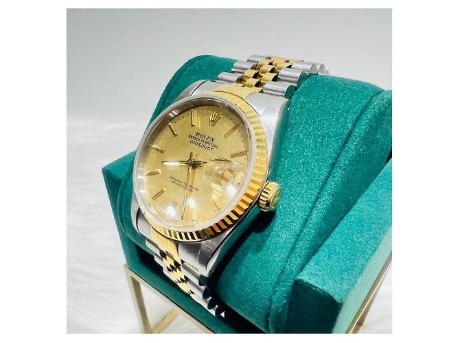 Rolex Orologio Datejust Oyster Perpetual Combi da uomo Multicolore - vista 3