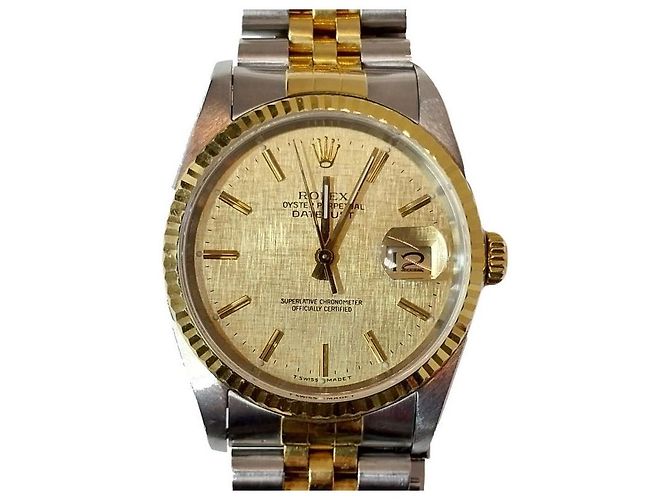Rolex Orologio Datejust Oyster Perpetual Combi da uomo Multicolore - vista 4