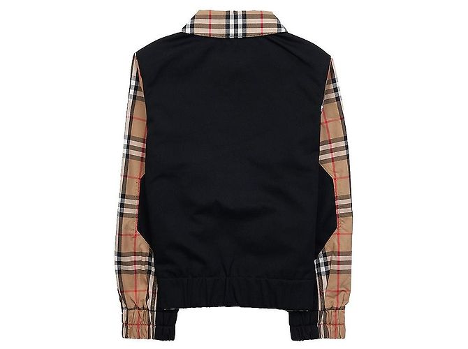 Burberry Boy's Checked Cotton Harrington Jacket Mehrfarben - Ansicht 2