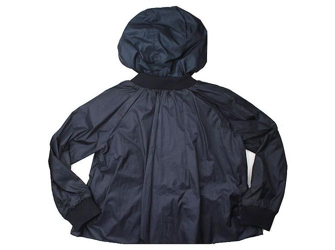 Moncler Giacca a vento con cappuccio blu notte per bambini (anni) - vista 2