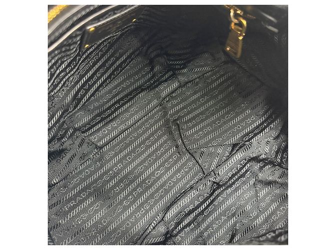 Prada Borsa Tote e Borsa a Spalla in vitello morbido Nero - vista 7