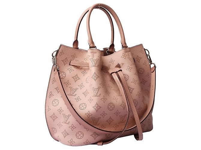 Bucket Louis Vuitton Borsa a tracolla a secchiello Mahina Girolata Rosso - vista 2