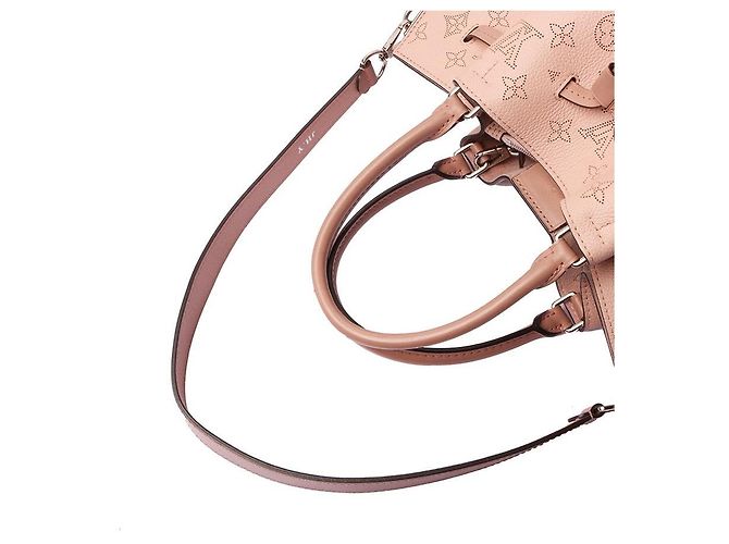 Bucket Louis Vuitton Borsa a tracolla a secchiello Mahina Girolata Rosso - vista 3