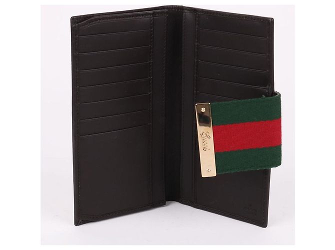 Gucci Cartera larga con solapa GG Canvas Three Stripes Multicolor - vista 9
