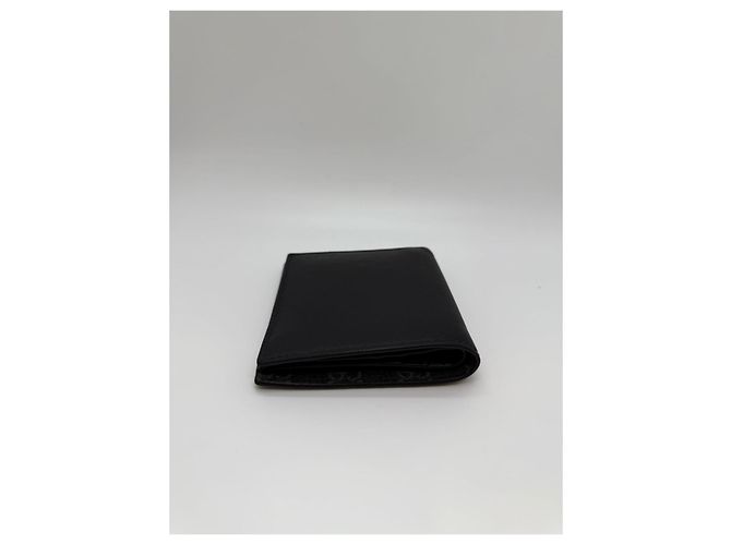 Gucci GG Emblem Embossed Compact Wallet Black - view 5