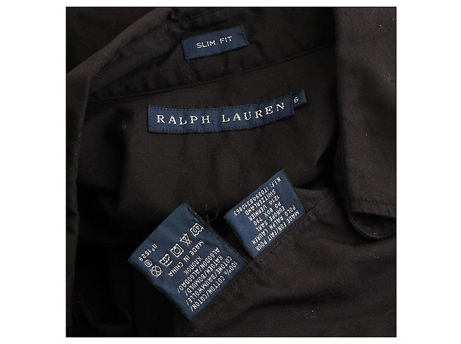 Camicia Ralph Lauren Black Slim Fit Nero - vista 3