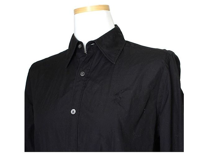 Camicia Ralph Lauren Black Slim Fit Nero - vista 4
