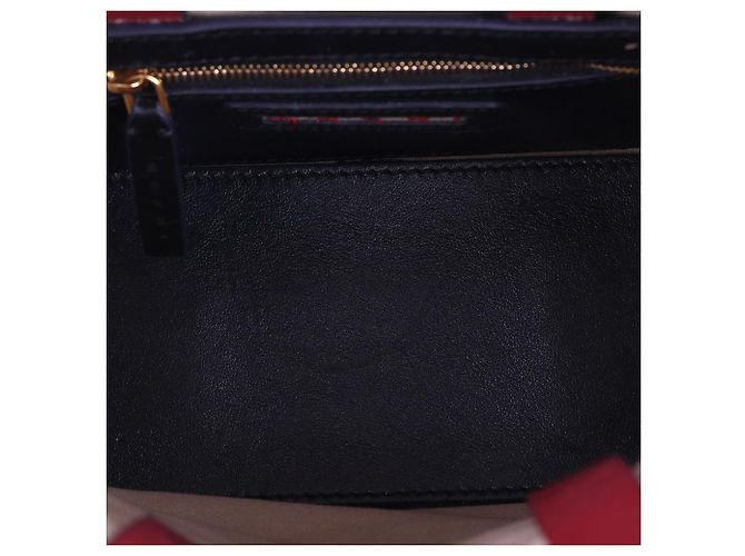 Marni Bicolor Museeau Small Shoulder Bag Brown - view 11