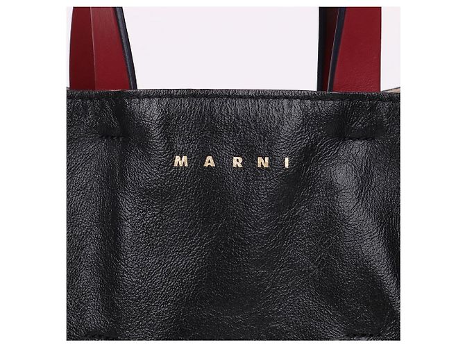 Marni Bicolor Museeau Small Shoulder Bag Brown - view 2