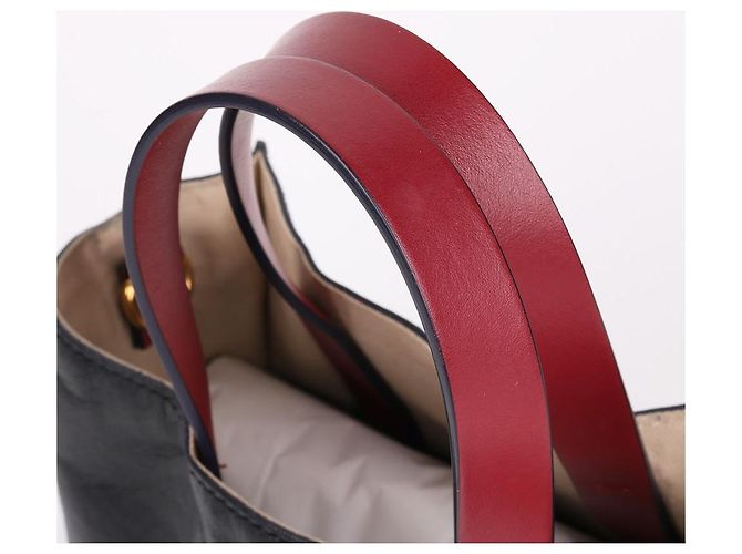 Marni Bicolor Museeau Small Shoulder Bag Brown - view 5