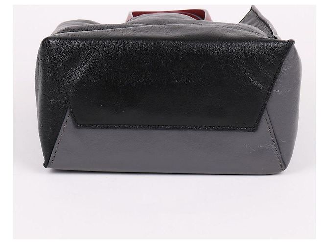 Marni Bicolor Museeau Small Shoulder Bag Brown - view 8