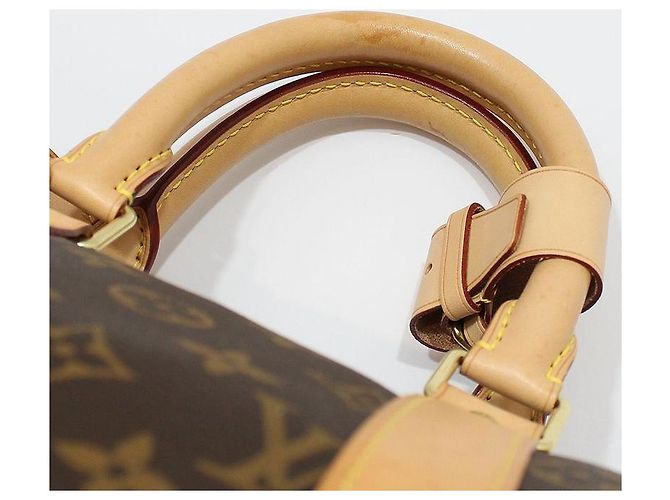 Louis Vuitton Borsa da Viaggio Monogram Bandoulière Keepall Borsa a Spalla Marrone - vista 11